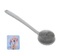 TOYANDONA Silicone Back Brush for Shower with Long Handle, Soft Skin-Friendly Body Scrubber for Exfoliating and Improving, Easy to Clean Bathroom Bath Brush with Hook