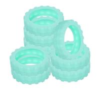 TOYANDONA Silicone Luggage Wheel Covers Protective Travel Accessories 8pcs for Suitcase Wheels Shock Absorption and Easy Installation Suitable for Office Chair Casters