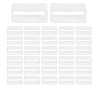 TOYANDONA Silicone Watch Band Keeper Rings 30pcs White 18mm for Men | Silicone, Anti-slip Fastener Loops, Daily Wear and Casual Use, Classic Style for Watches and Smartwatches