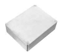 TOYANDONA Silver Guitar Pedal Case Enhances Guitar Effects Pedal Performance Aluminum with Simple and Stylish Design Aluminum Die-cast Housing Stable Sound Quality for Home and Live