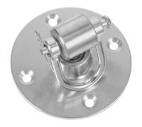 TOYANDONA Silver Iron Speed Bag Swivel with Universal Compatibility and Secure Stable Design, Hole Spacing 50 Mm, for Home Training and Boxing Gym Use