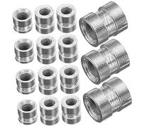 TOYANDONA Silver Metal Guitar String Beads Acoustic Guitar Bridge Pin Beads 20pcs to Prevent Slipping and Keep Strings in Place for Folk and Classical Accessories