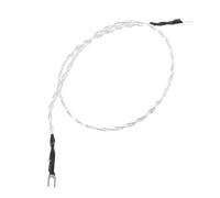 TOYANDONA Silver-plated Phonograph Ground Wire Y-shaped Turntable Cable for Desktop Audio Systems and Mastering Studios, Plastic and Metal Material, Improves Sound Quality and Controls Stray