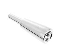 TOYANDONA Silver Trumpet Mouthpiece Durable Horn Accessory for Beginners and Professionals Produces Rich Sound for Marching Band Performances