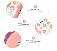 TOYANDONA Simulated Mobile Phone for Months Pink Dinosaur Cartoon Design Bilingual Early Education Chewable Vibration Phone Enhances Hand-eye Coordination and Sensory Play