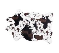 TOYANDONA Simulation Cowhide Floor Mat Anti-slip Plain Weave Rug Multifunctional Area Carpet for Home and Hotel Decor with Unique Cow Pattern Design