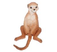 TOYANDONA Simulation Meerkat Figurine Realistic Wild Animal Model Decoration for Vivid Gesture Lightweight Plastic Craftsmanship for Educational and Party Favors