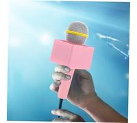 TOYANDONA Simulation Microphone Prop for Pretend Play with Switch Plastic Fake Mic for Karaoke Stage Performances Birthday Party Favors Versatile for Interview and Singing Fun