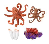 TOYANDONA Simulation Octopus Growth Model Octopus Model Life Cycle Educational Montessori Toy for Toddlers Sea Creature Display Figure