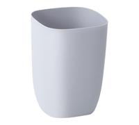 TOYANDONA Single Layer Trash Can for Home Office Modern Grey PP | Non Slip Bottom, Easy to Clean, Sturdy Wear Resistant Base, Enough Capacity for Waste Paper
