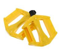 TOYANDONA Sized Bike Pedals with Slip Grooves for Enhanced Comfort and Control Quick Release Flat Pedal for Childrens Bicycle and Tricycle Replacement Yellow Encouraging Active Riding