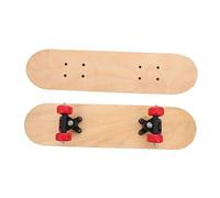 TOYANDONA Skateboard Deck Natural Blank Graffiti Double Concave DIY Painting Board for Adults Beginners Suitable for Fancy Skating Moves