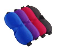 TOYANDONA Sleeping Eye Mask 4Pcs Travel Blindfold Lightweight Comfortable for Boys and Night Sleeping