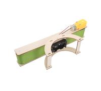TOYANDONA Small DIY Electric Conveyor Belt Kit Wooden Assembly Model for Educational Stem for Boys Enhance Critical Thinking Early Learning Skills Building Resource for Classroom Home