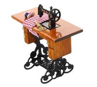 TOYANDONA Small Dolls House Sewing Machine Miniature House Accessories Craftsmanship Decor