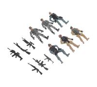 TOYANDONA Small Figures Mini Soldiers Statues Tiny People Table Miniature People for Boys and Girls Toy Soldier Model Scene Layout Props Desktop Ornaments