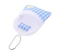 TOYANDONA Small Lovely Doll with Charming Chain Compact and Reusable Sleeping Sack for Tiny Stuffed Dolls Outdoor Display Accessory and Decorative Outfit