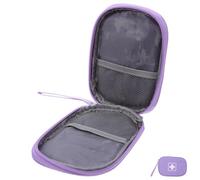 TOYANDONA Small Medical Bag with Handle, Portable Travel Medicine Organizer Pouch, Mini Emergency Outdoor Medicine Storage Bag for Camping and Sports