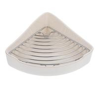 TOYANDONA Small Pet Cage Supply Rabbit Guinea Pig Hamster Potty Stain Resistant Rust Resistant Ceramic Electroplated Internal Grid Triangle Corner Toilet Training Tray for Home and Office