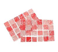 TOYANDONA Small Pet Cooling Pad for Hamster and Guinea Pig, Breathable Red Crystal Mat 10x6.5cm, Cooling Sleep Cushion Set of 2 for Summer Bedding and Heat Dissipation