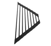 TOYANDONA Small Stainless Steel Corner Sink Dish Drainer Rack with Full Silicone Edge, Over-the-sink Kitchen Drying Shelf and Sponge Holder for Compact Kitchen Organization