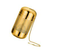 TOYANDONA Small Stainless Steel Tea Strainer Professional Seasoning Infuser with Fine Mesh Filter for Loose Leaf Tea and Herbal Spices Food Grade Steeper with Hanging Chain for Home