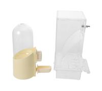 TOYANDONA Smart Pet Feeder Automatic Bird Cage Accessories for Parakeet Cockatiels Water Dispenser and Food Container for Bird Cage Feeding
