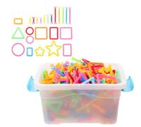 TOYANDONA Smart Wand Puzzle Toy for Kids, Plastic Building Blocks DIY Assembling Set, Educational Insert Link Puzzle Wand for Children's Cognitive Development