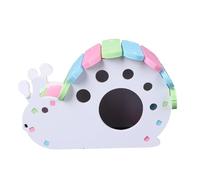 TOYANDONA Snail Shape DIY PVC Hamster House Small Pet Sleeping Nest Hut Breathable Hideout for Hamsters Mice Hedgehogs Fun Play Spot Cozy Resting Cabin