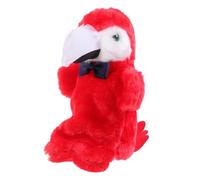 TOYANDONA Soft Plush Parrot Hand Puppet for Interactive Role Play Animal Puppet with Gentle Lifelike Design for Storytelling and Educational Fun