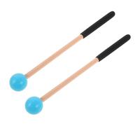 TOYANDONA Soft Xylophone Mallets with Wood Grip for Marimba and Xylophone, Ergonomic Handle Design and Outstanding Durability, for Student Learning and Parent-child Interaction at Home
