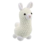TOYANDONA Soft Yarn Alpaca Crochet Hanging Ornament Keychain Charm for Bags Backpack Decor Handmade Cute Animal Pendant for Everyday Use and