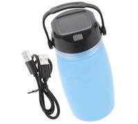 TOYANDONA Solar Kettle Portable Heating Cup USB Rechargeable 730ml Abs Food Grade Silicone Lightweight Night Light Lamp for Travel Camping Outdoor Adventures