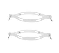 TOYANDONA Solar Lighting Mounting Bracket Kit with 4 Hoops and Screws for Outdoor Lamp Pole Extension Post Installation Suitable for Street Lights and Garden Lighting