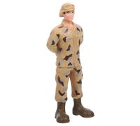 TOYANDONA Soldier Figurines Vintage Style Tiny Soldier Models for Home Decor Study Ornament and Early Education Smooth Lines and Simple Design for Living Shelves and Tabletop Display