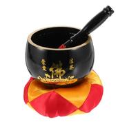 TOYANDONA Sound Bowl for Yoga Meditation Buddhist Gong Bowl Mallet Mat for Healers Teachers Students