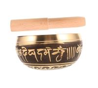 TOYANDONA Sound Bowl Meditation Set Tibetan Singing Bowls Mallet Peaceful Decorative Buddhism Accessory from Nepal