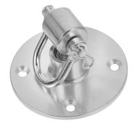 TOYANDONA Speed Bag Swivel, Iron Ceiling Hook Mount, Silver, Hole Spacing 50mm, for Boxing Gym and Home Training, Speed Bag Mounting Hook