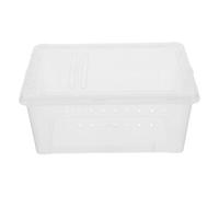 TOYANDONA Spider Terrarium Box Reptile Breeding Enclosure Plastic Mini Habitat for Tarantulas and Small Exotic Pets Suitable for Pet Turtle Breeding and Insect Feeding