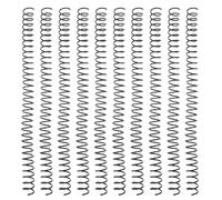 TOYANDONA Spiral Binding Coils with Universal Compatibility Black 16mm Plastic 10pcs Flexible Page Management for Daily Office Use and Organizational Binders, Suitable for Students