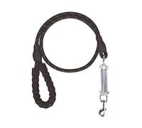 TOYANDONA Spring Retractable Dog Leash with Cushioning No-Pull Explosion-Proof Spring Cable, 140Cm Reflective Pet Hauling Lead for Medium Dogs Jogging and Training