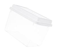 TOYANDONA Square Bread Box Airtight Refrigerator Storage Container Fresh Keep Crisper for Kitchen and Fridge Organization