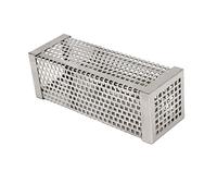 TOYANDONA Square Stainless Steel Pellet Smoke Tube for Bbq Grills Cold and Hot Smoking Tool for Pork Ribs Sausages Chicken Fish Compatible with Gas and Electric Outdoor Smokers