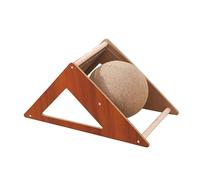 TOYANDONA Stable Standing Cat Scratcher Board with Sisal Ball Durable Indoor Kitten Scratch for Exercise and Furniture Protection Lightweight Portable Scratching Pad for Cats