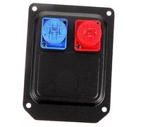 TOYANDONA Stage Speaker Double Holes Panel Mic Female Connector for Professional Lightweight and Compact Design Easy to Install and Store for Sound Recording Studios