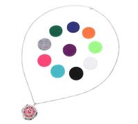TOYANDONA Stainless Steel Aromatherapy Diffuser Necklace for Women with Refill Pads Hollow-out Vintage Essential Oil Pendant Stylish