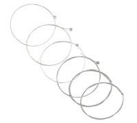 TOYANDONA Stainless Steel Electric Guitar Strings Pack 6 Pieces Replacement Guitar Strings Sturdy and