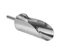 TOYANDONA Stainless Steel Food Scoop with Tubular Handle Ergonomic Grip Capacity Multi-Purpose Ice Shovel for Kitchen Bar Home Party Use