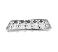 TOYANDONA Stainless Steel Ice Ball Mold with Lid Creative Reusable Ice Cube Tray for Whiskey Beer Juice Chilling Easy-Clean Round for Home and Bar Use