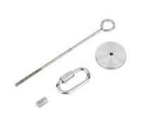 TOYANDONA Stainless Steel Parrot Fruit Skewer Large Bird Vegetable Holder Foraging Feeder Tool Easy to Attach for Cockatiel Conure Parakeet Small Birds